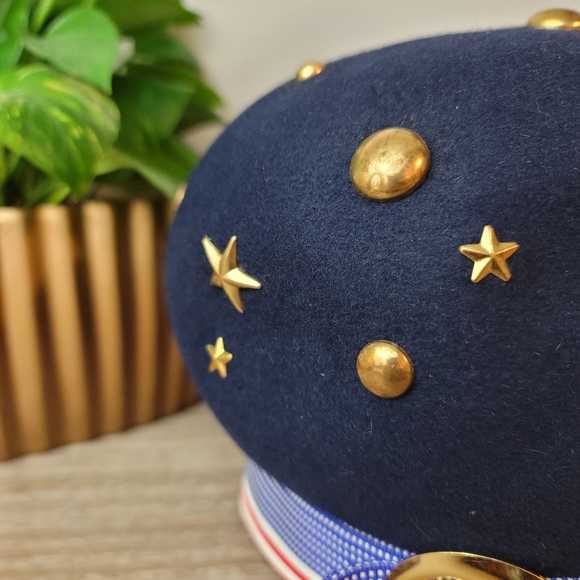 VTG 60s Frank Olive Patriotic Wool Felt Hat main image 12